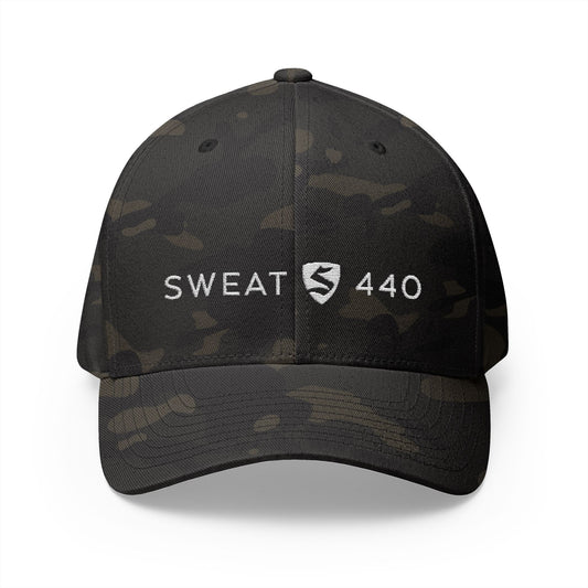 SWEAT440 Embroidered Structured Camo Cap